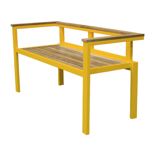 نیمکت چوب وفلز B101